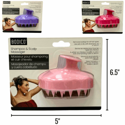 Shampoo & Scalp Massager – 3 Colours