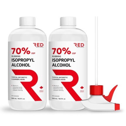 Isopropyl Rubbing Alcohol 70%, 500 mL - Pharmaceutical Grade